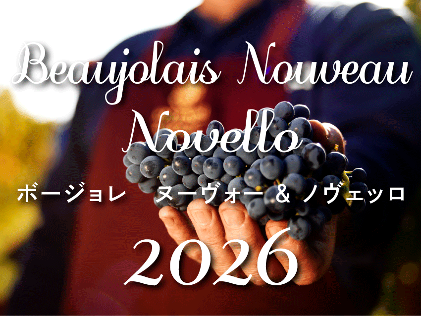 【法人のお客様へのご案内】2026年ノヴェッロ&ボージョレ　ヌーヴォーのご案内